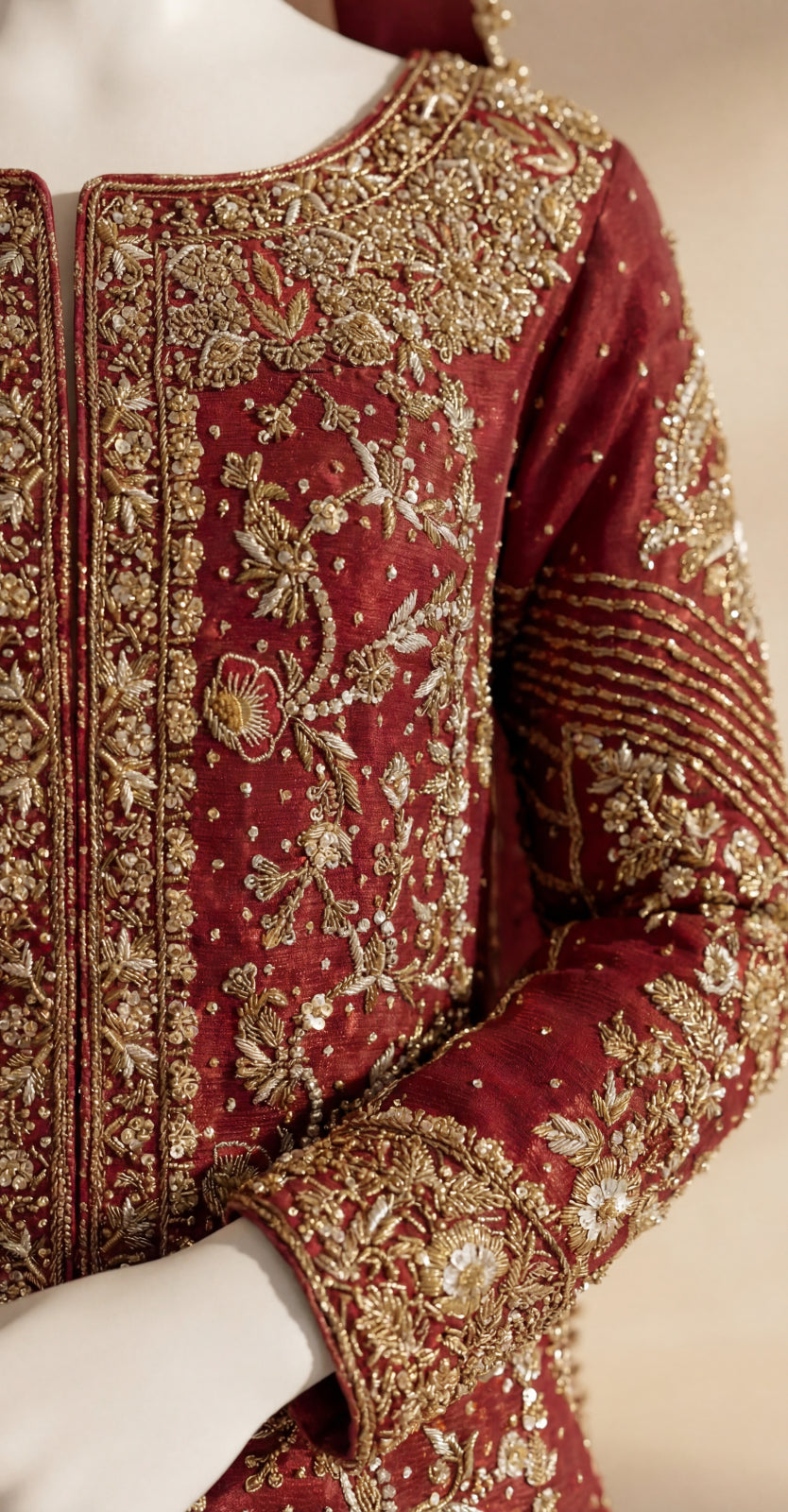 Kiran | Farshi Lehenga | Red