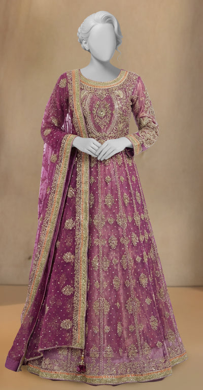 Jazmin | Lehenga | Stitched | Hot Pink